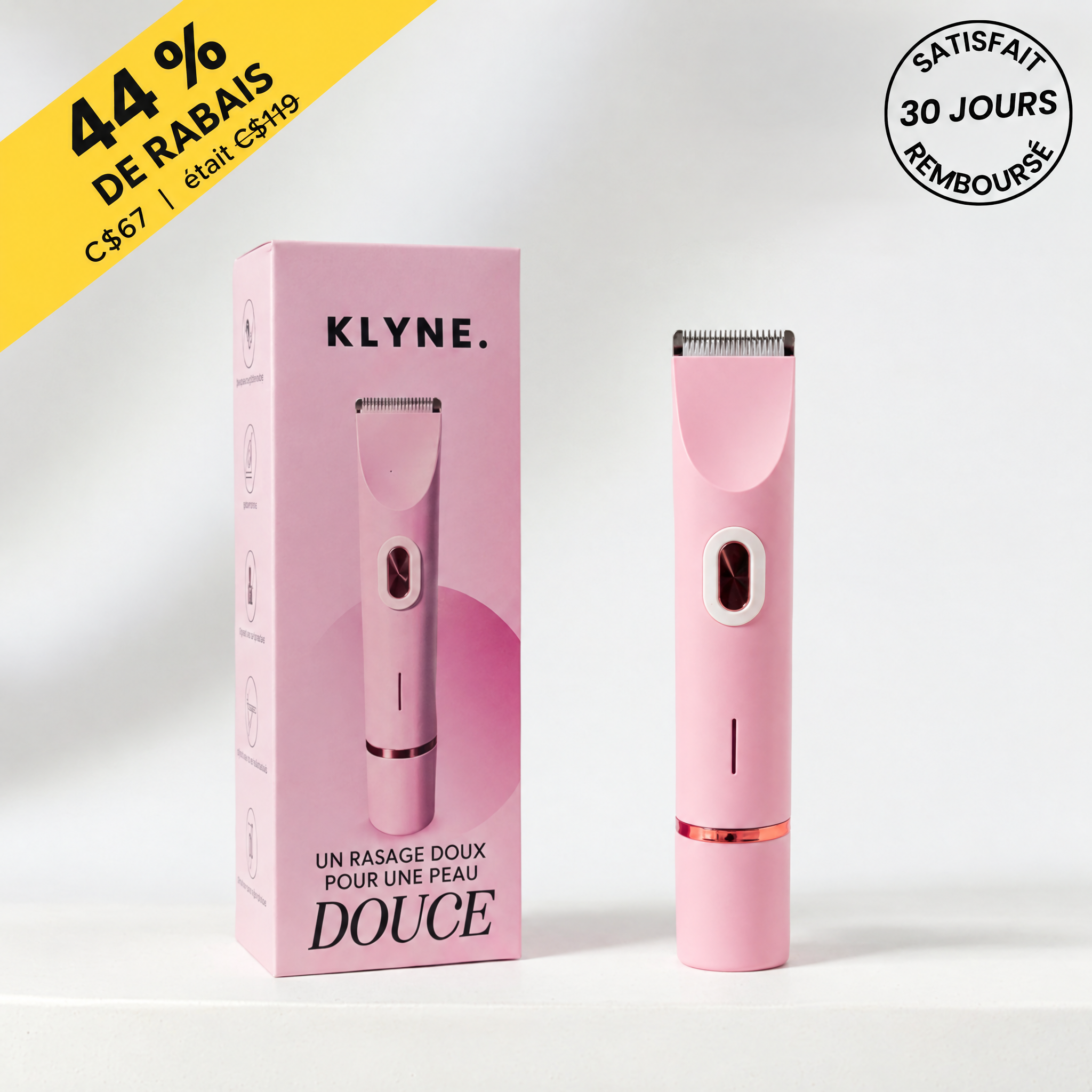 Rasoir KLYNE® avec offre de 44 % à 67 $ CA